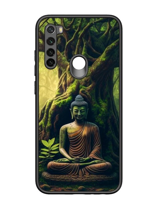 Green Buddha Art Glossy Soft Edge Case for Xiaomi Redmi Note 8 Chachhi