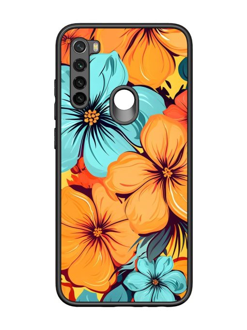 Tropical Bloom Glossy Soft Edge Case for Xiaomi Redmi Note 8 Chachhi