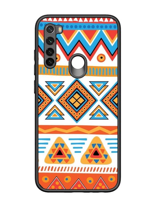 Vibrant Tribal Pattern Glossy Soft Edge Case for Xiaomi Redmi Note 8