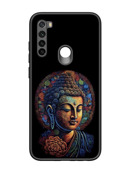 Stained Glass Serenity Glossy Soft Edge Case for Xiaomi Redmi Note 8 Chachhi