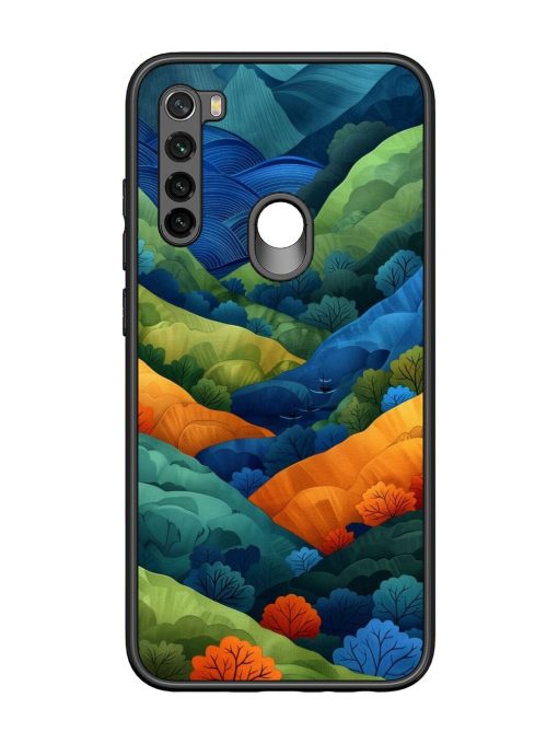 Serene Summits Glossy Soft Edge Case for Xiaomi Redmi Note 8 Chachhi