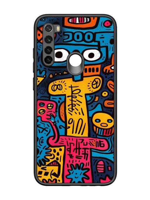 Doodletopia Glossy Soft Edge Case for Xiaomi Redmi Note 8 Chachhi