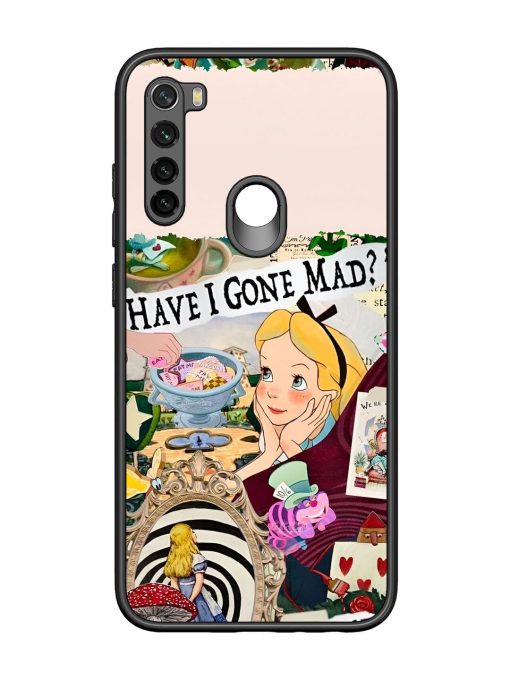 Mad Hatter'S Collage Glossy Soft Edge Case for Xiaomi Redmi Note 8 Chachhi