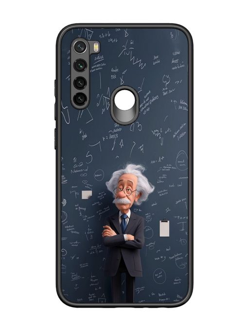 Albert Einstein Glossy Soft Edge Case for Xiaomi Redmi Note 8 Chachhi