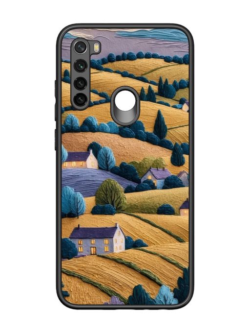 Rolling Hilltop Haven Glossy Soft Edge Case for Xiaomi Redmi Note 8 Chachhi