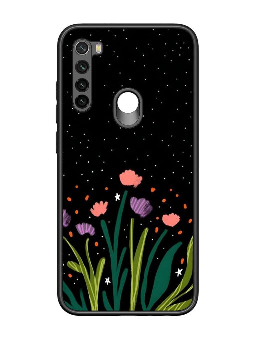 Midnight Bloom Glossy Soft Edge Case for Xiaomi Redmi Note 8 Chachhi