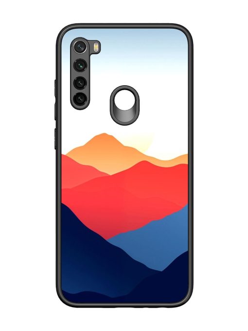 Sunset Peaks Glossy Soft Edge Case for Xiaomi Redmi Note 8 Chachhi