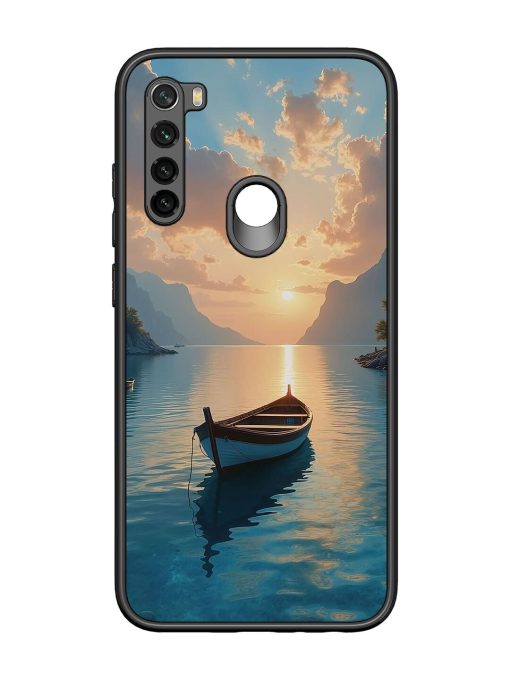 Serene Sunset Glossy Soft Edge Case for Xiaomi Redmi Note 8