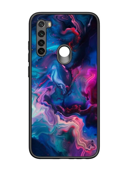 Cosmic Swirl Glossy Soft Edge Case for Xiaomi Redmi Note 8 Chachhi