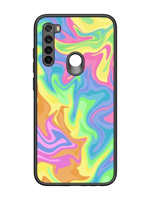 Whimsical Swirl Glossy Soft Edge Case for Xiaomi Redmi Note 8 Chachhi