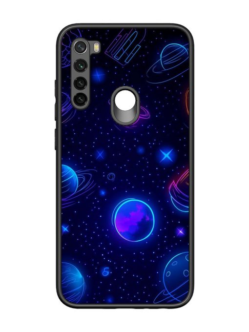 Neon Cosmos Glossy Soft Edge Case for Xiaomi Redmi Note 8 Chachhi