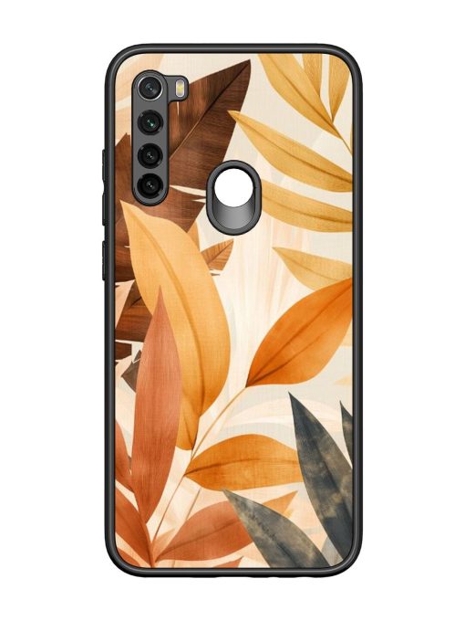 Earthy Elegance Glossy Soft Edge Case for Xiaomi Redmi Note 8 Chachhi