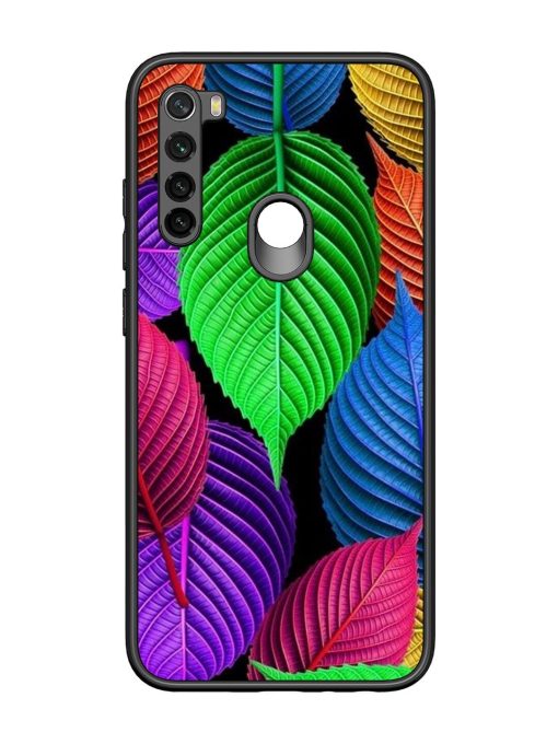 Rainbow Leaf Symphony Glossy Soft Edge Case for Xiaomi Redmi Note 8 Chachhi