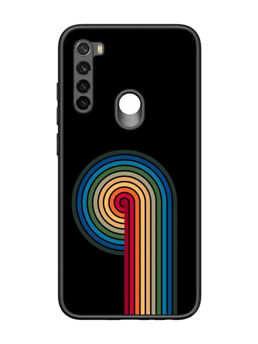 Rainbow Ripple Glossy Soft Edge Case for Xiaomi Redmi Note 8 Chachhi