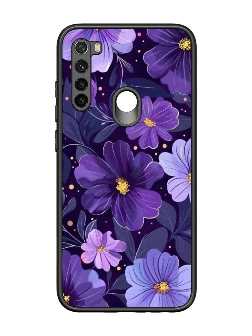 Purple Paradise Glossy Soft Edge Case for Xiaomi Redmi Note 8 Chachhi