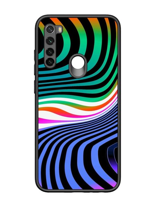 Psychedelic Waves Glossy Soft Edge Case for Xiaomi Redmi Note 8 Chachhi