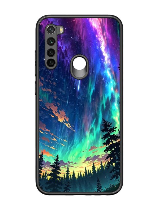 Cosmic Canvas Glossy Soft Edge Case for Xiaomi Redmi Note 8 Chachhi