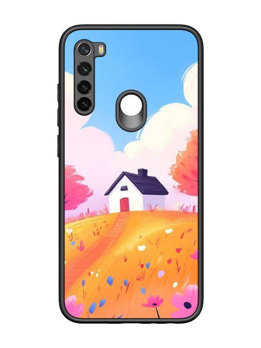 Hilltop Haven Glossy Soft Edge Case for Xiaomi Redmi Note 8