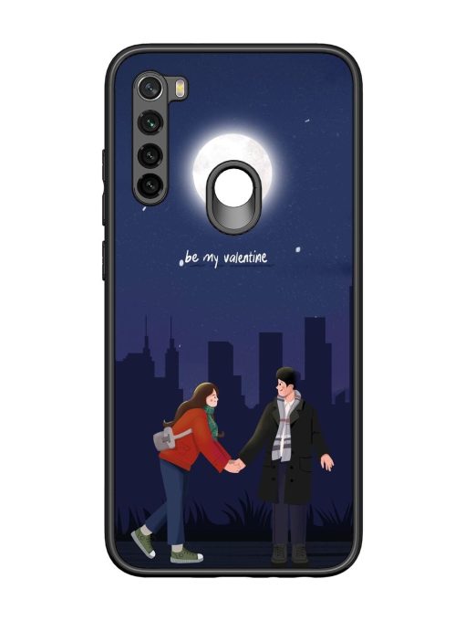 Moonlight Proposal Glossy Soft Edge Case for Xiaomi Redmi Note 8 Chachhi