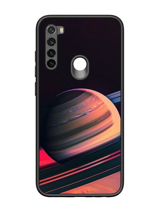 Neon Saturn Glossy Soft Edge Case for Xiaomi Redmi Note 8 Chachhi