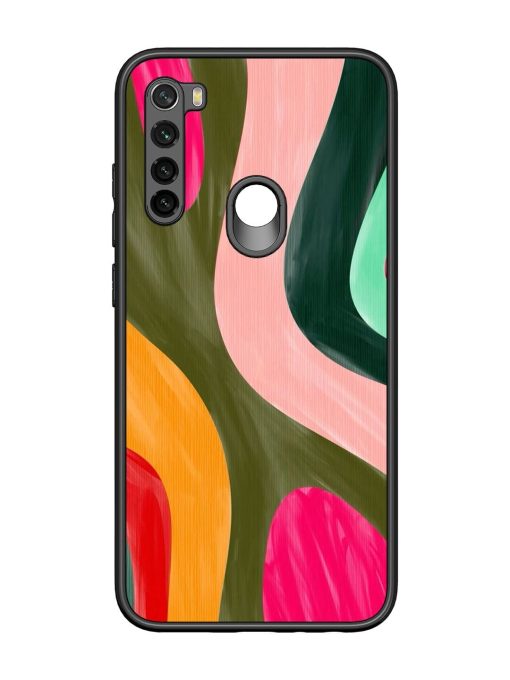 Wavy Wonderland Glossy Soft Edge Case for Xiaomi Redmi Note 8 Chachhi