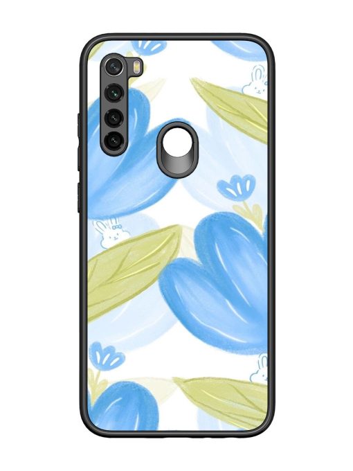 Bunny'S Blue Garden Glossy Soft Edge Case for Xiaomi Redmi Note 8