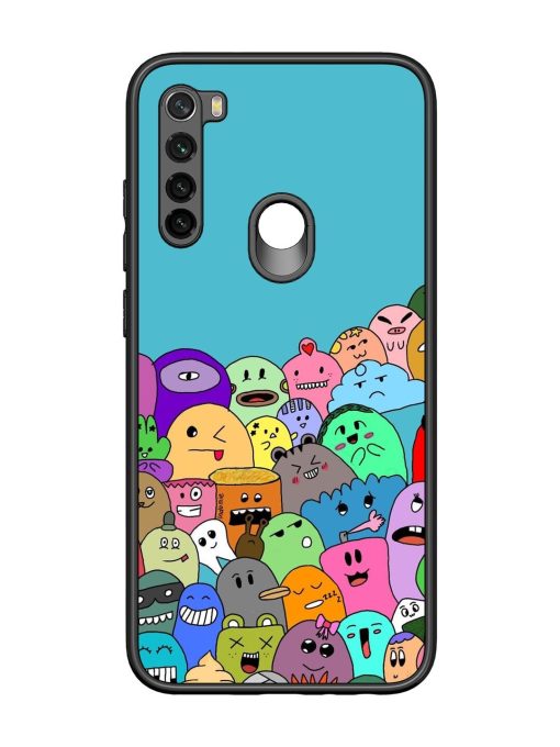 Monster Mash Glossy Soft Edge Case for Xiaomi Redmi Note 8