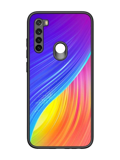 Neon Swirl Glossy Soft Edge Case for Xiaomi Redmi Note 8 Chachhi