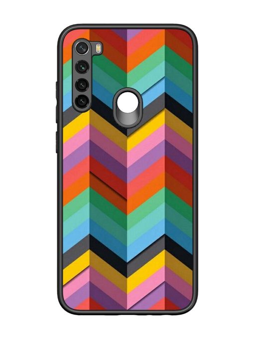 Colorful Zigzag Glossy Soft Edge Case for Xiaomi Redmi Note 8 Chachhi