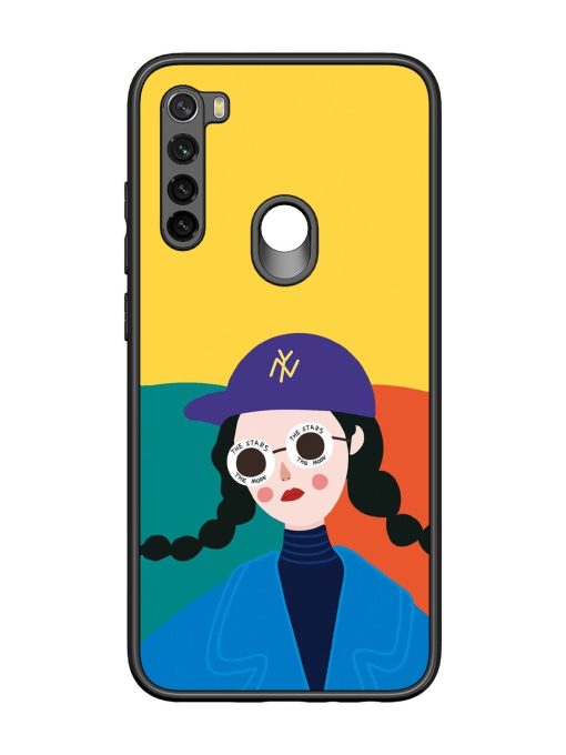 Starry-Eyed Girl Glossy Soft Edge Case for Xiaomi Redmi Note 8