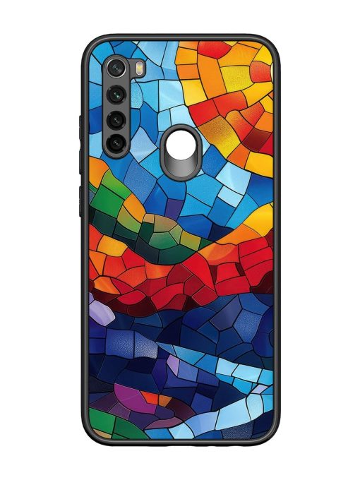 Mosaic Sunset Glossy Soft Edge Case for Xiaomi Redmi Note 8 Chachhi