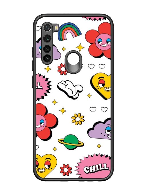 Whimsical Wonderland Glossy Soft Edge Case for Xiaomi Redmi Note 8 Chachhi