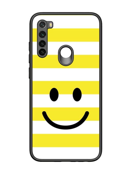 Smiling Stripes Glossy Soft Edge Case for Xiaomi Redmi Note 8 Chachhi