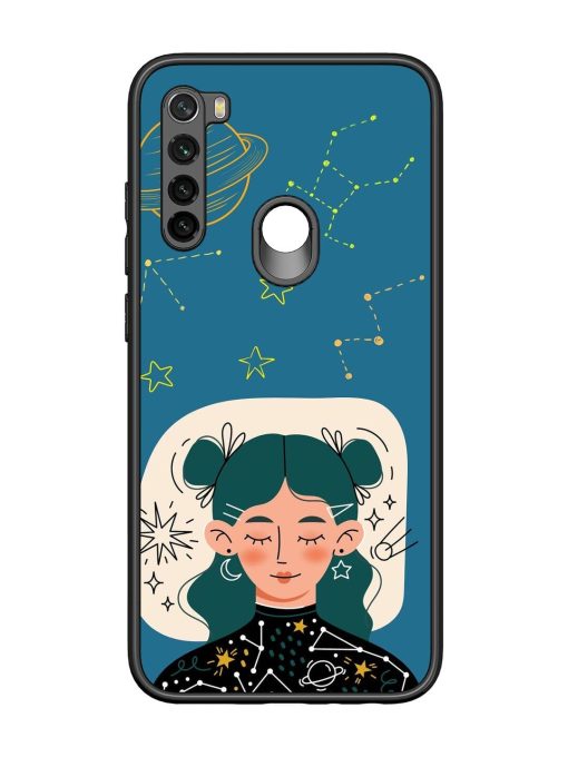 Cosmic Daydreamer Glossy Soft Edge Case for Xiaomi Redmi Note 8 Chachhi