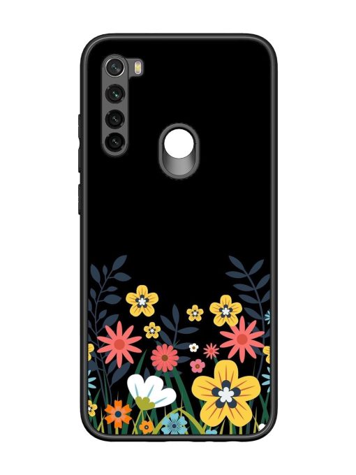 Floral Night Sky Glossy Soft Edge Case for Xiaomi Redmi Note 8 Chachhi