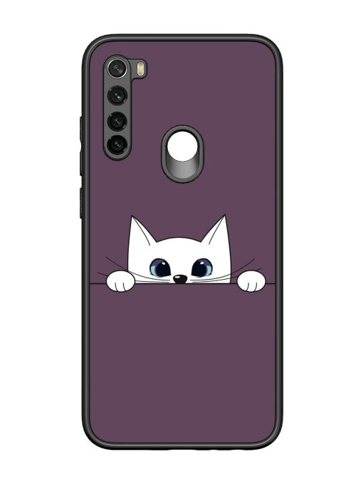 Peek-A-Boo Kitty Glossy Soft Edge Case for Xiaomi Redmi Note 8 Chachhi