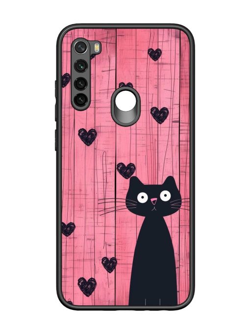 Feline Valentine'S Day Glossy Soft Edge Case for Xiaomi Redmi Note 8 Chachhi