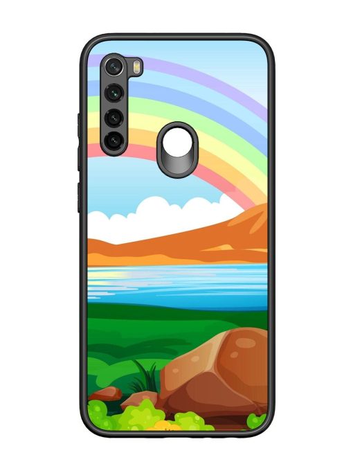 Rainbow Over The Lake Glossy Soft Edge Case for Xiaomi Redmi Note 8 Chachhi