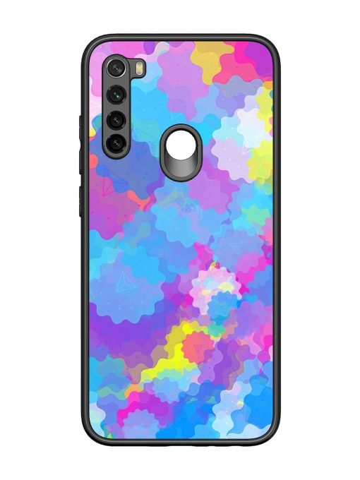 Psychedelic Cloud Burst Glossy Soft Edge Case for Xiaomi Redmi Note 8 Chachhi