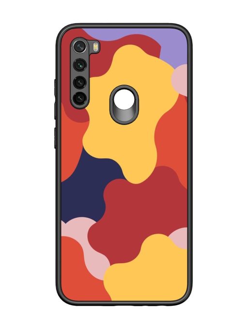 Gooey Color Chaos Glossy Soft Edge Case for Xiaomi Redmi Note 8 Chachhi