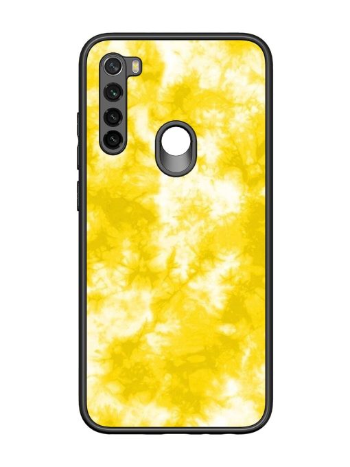 Golden Tie-Dye Twirl Glossy Soft Edge Case for Xiaomi Redmi Note 8 Chachhi