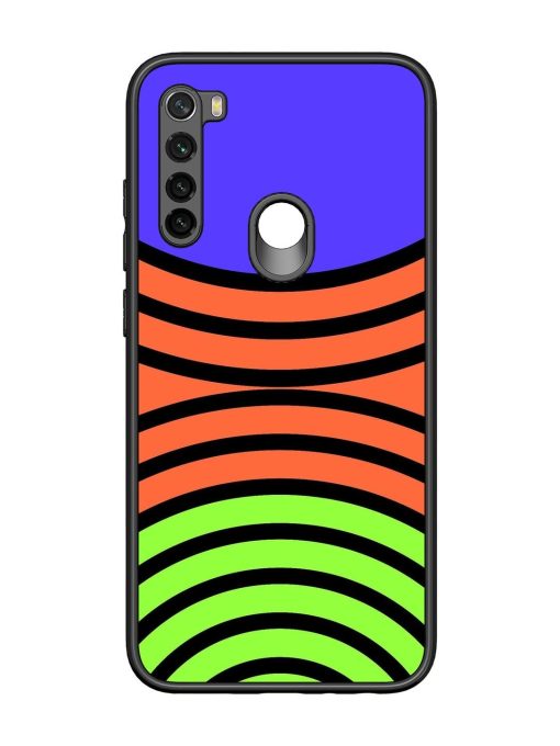 Psychedelic Stripe Symphony Glossy Soft Edge Case for Xiaomi Redmi Note 8