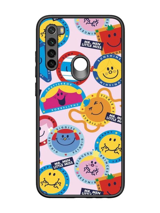 Whimsical Mr. Men & Little Miss Glossy Soft Edge Case for Xiaomi Redmi Note 8 Chachhi