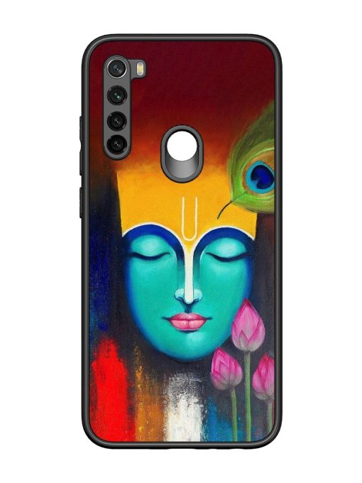 Divine Tranquility: The Face Of Krishna Glossy Soft Edge Case for Xiaomi Redmi Note 8 Chachhi