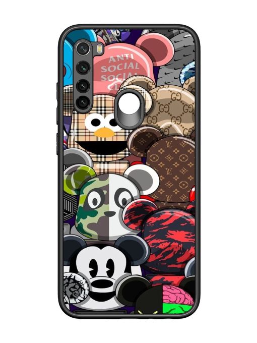 Streetwear Bearbrick Extravaganza Glossy Soft Edge Case for Xiaomi Redmi Note 8