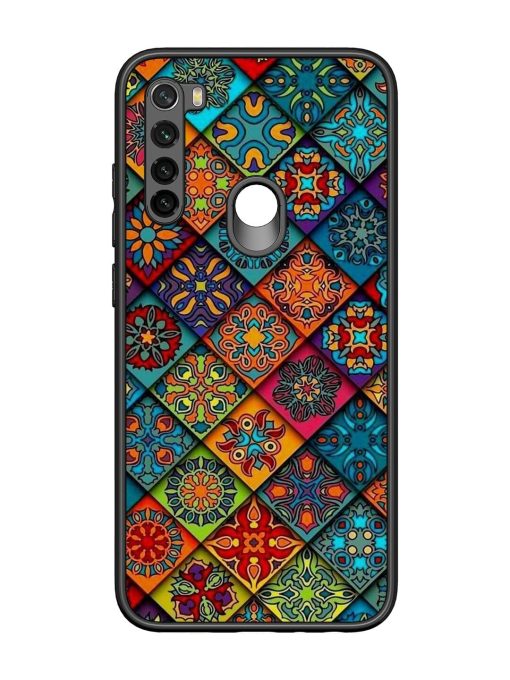 Patchwork Mandala Mosaic Glossy Soft Edge Case for Xiaomi Redmi Note 8 Chachhi