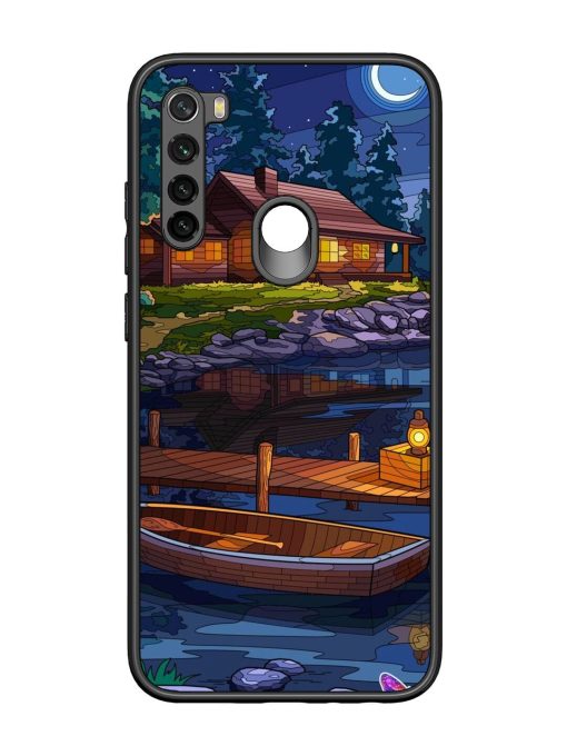 Moonlit Serenity Glossy Soft Edge Case for Xiaomi Redmi Note 8