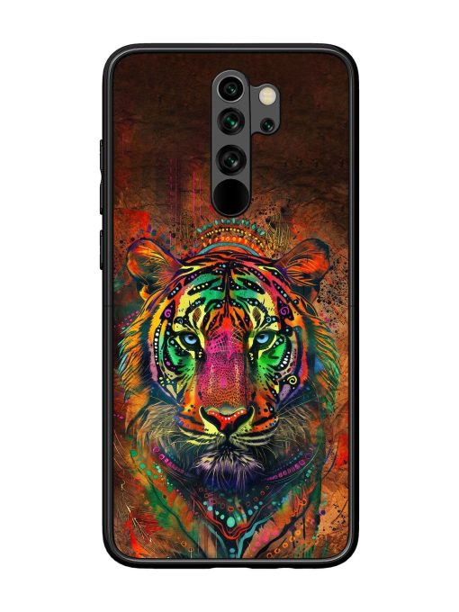 Cosmic Tiger Glossy Soft Edge Case for Xiaomi Redmi Note 8 Pro Chachhi