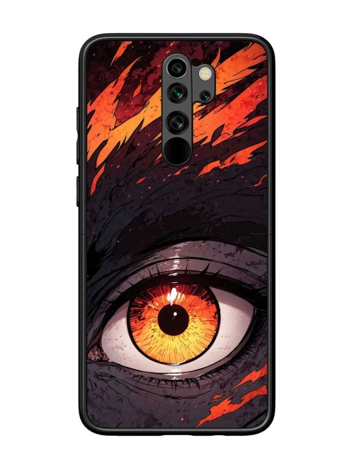 Inferno Gaze Glossy Soft Edge Case for Xiaomi Redmi Note 8 Pro Chachhi