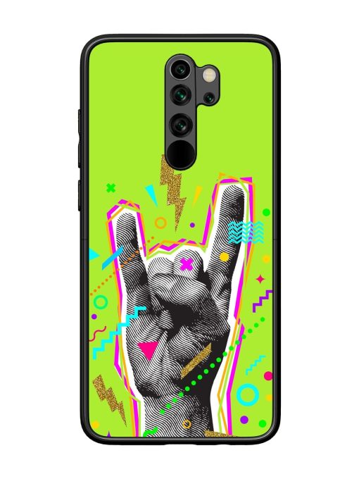 Neon Rock Glossy Soft Edge Case for Xiaomi Redmi Note 8 Pro Chachhi